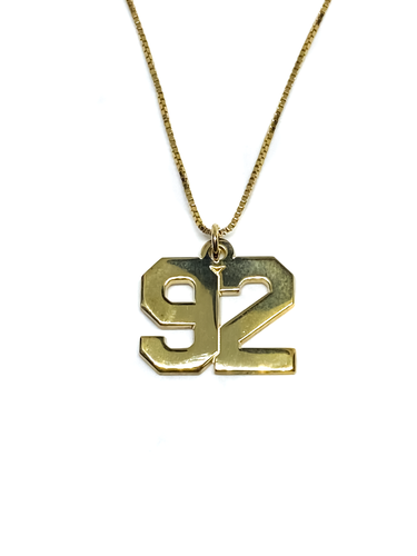 Custom Number Necklace