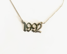 Custom Birth-Year Necklace